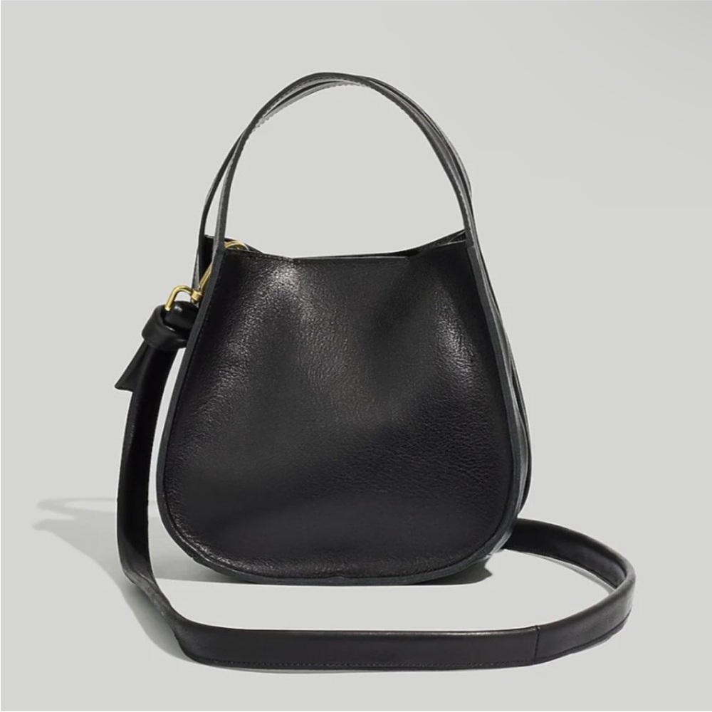 Madewell Sydney Crossbody Leather Bag - Black